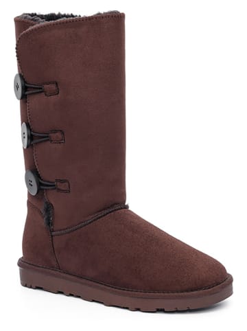 ISLAND BOOT Winterstiefel "Flora" in Dunkelbraun
