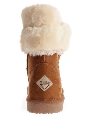 ISLAND BOOT Boots "Arine" lichtbruin