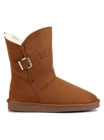 ISLAND BOOT Winterboots "Eveline" in Hellbraun