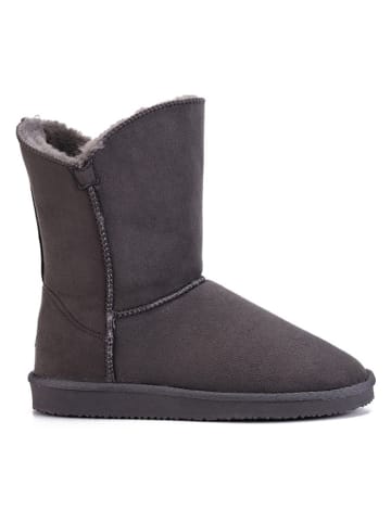 ISLAND BOOT Kozaki zimowe "Adeline" w kolorze antracytowym