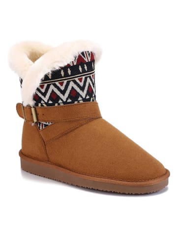 ISLAND BOOT Winterboots "Colorado" in Hellbraun