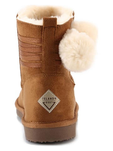 ISLAND BOOT Winterboots "Morell" in Hellbraun