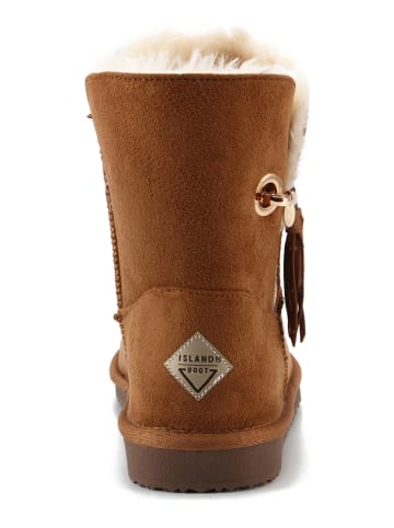 ISLAND BOOT Winterboots "Whale" lichtbruin