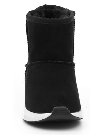 ISLAND BOOT Leren winterboots "Spotty" zwart