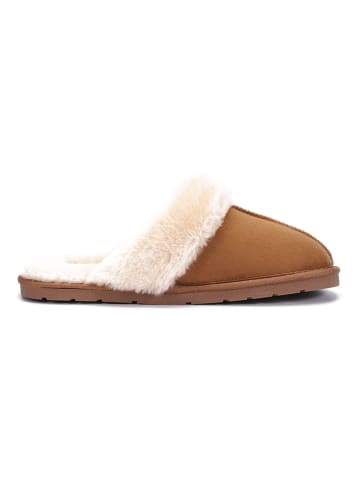 ISLAND BOOT Pantoffels "Emefa" lichtbruin