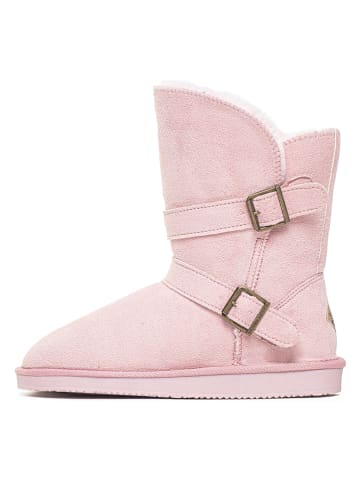 ISLAND BOOT Botki zimowe "Candace" w kolorze jasnoróżowym