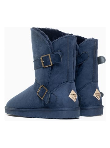 ISLAND BOOT Winterboots "Candace" donkerblauw