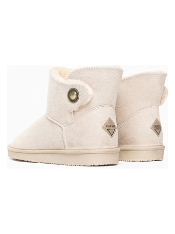 ISLAND BOOT Botki zimowe "Catalina" w kolorze kremowym