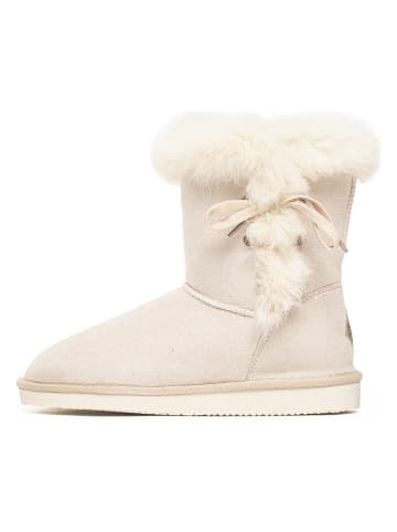 ISLAND BOOT Botki zimowe "Christy" w kolorze kremowym