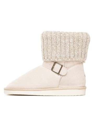 ISLAND BOOT Botki zimowe "Kourtney" w kolorze kremowym