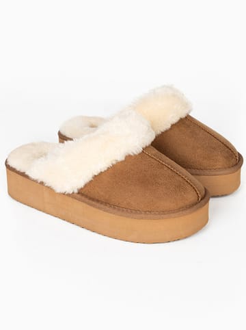 ISLAND BOOT Pantoffels "Emesta" lichtbruin