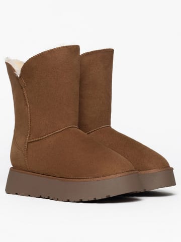 ISLAND BOOT Winterboots "Adeline" in Hellbraun