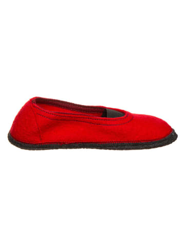 kitz-pichler Wollen pantoffels "Ronja GM" rood