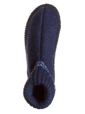 kitz-pichler Hüttenschuhe "Kauns" in Dunkelblau