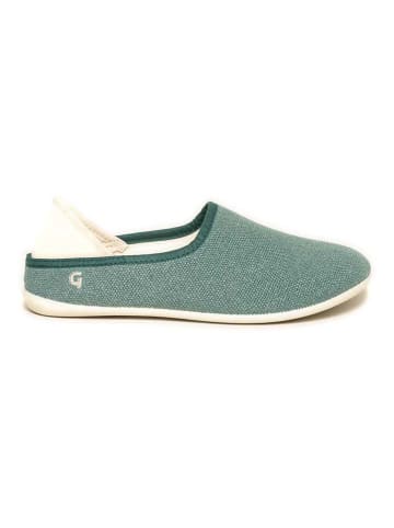 kitz-pichler Hausschuhe "Linen Slip-On" in Grün