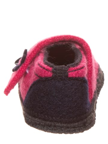kitz-pichler Wolvilten pantoffels "Becky" roze