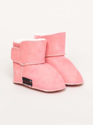kitz-pichler Lammfell-Stiefel in Rosa