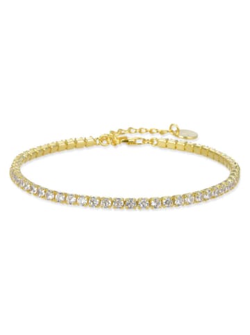 Luxenter Beschicht. Armkette mit Edelsteinen