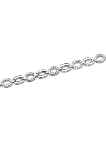 Luxenter Zilveren armband met edelstenen