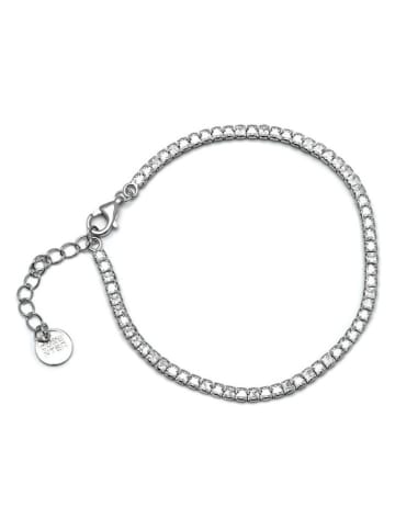 Luxenter Srebrna bransoletka z cyrkoniami