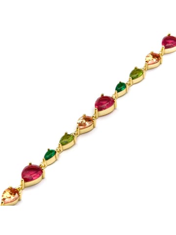 Luxenter Gecoate armband met edelstenen