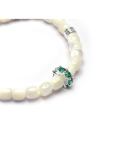 Luxenter Bransoletka z perłami i kryształami