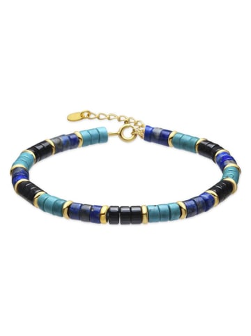 Luxenter Beschicht. Armkette mit Edelsteinen