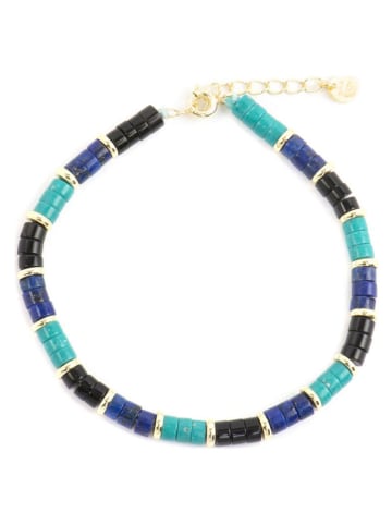 Luxenter Beschicht. Armkette mit Edelsteinen