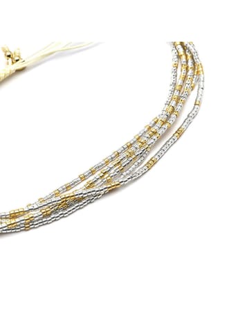 Luxenter Bransoletka w kolorze kremowym