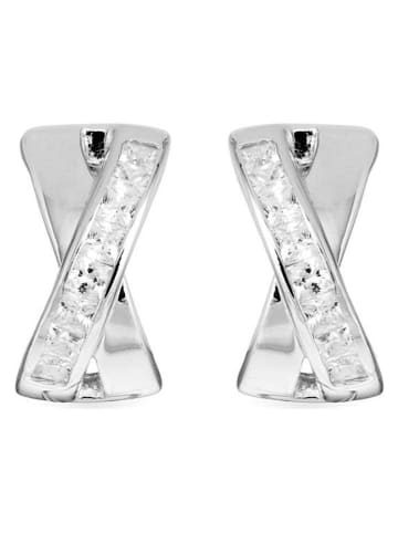 Luxenter Silber-Ohrstecker mit Edelsteinen