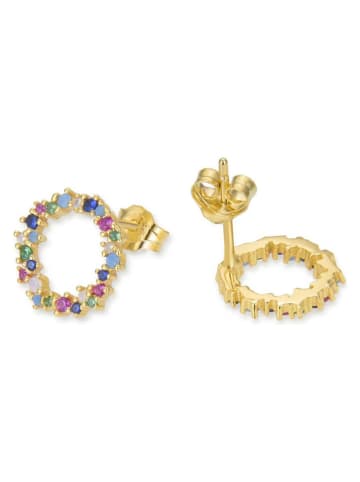 Luxenter Gecoate oorstekers met edelstenen