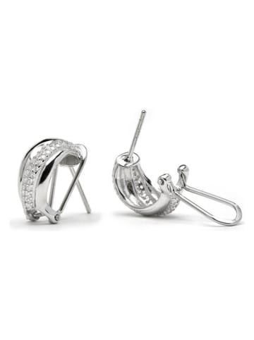 Luxenter Silber-Ohrringe mit Edelsteinen