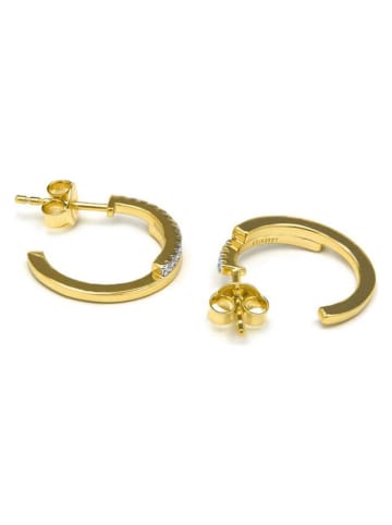 Luxenter Kolczyki-półkreole z cyrkoniami