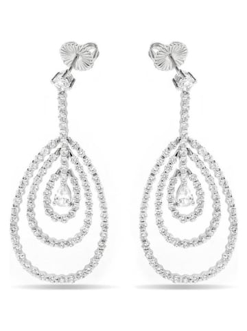 Luxenter Zilveren oorstekers met edelstenen