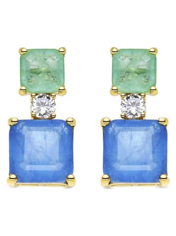 Luxenter Gecoate oorstekers met edelstenen