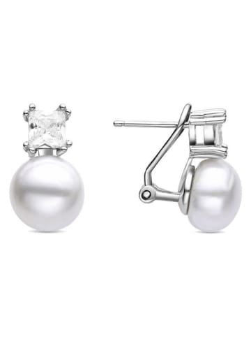 Luxenter Srebrne kolczyki z perłami