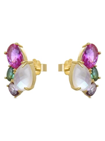 Luxenter Kolczyki-wkrętki z kryształami