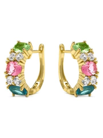 Luxenter Kolczyki-kreole z cyrkoniami