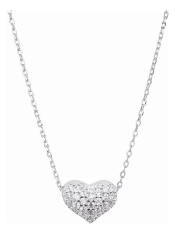 Luxenter Srebrny naszyjnik z elementem ozdobnym