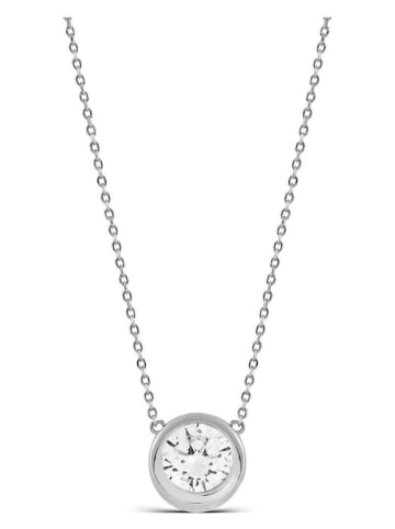 Luxenter Srebrny naszyjnik z elementem ozdobnym