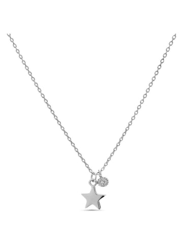 Luxenter Srebrny naszyjnik z zawieszką