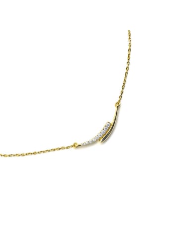 Luxenter Beschicht. Halskette mit Edelsteinen