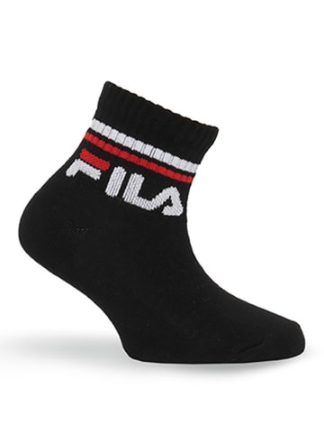 Fila 9er-Set Socken in Schwarz