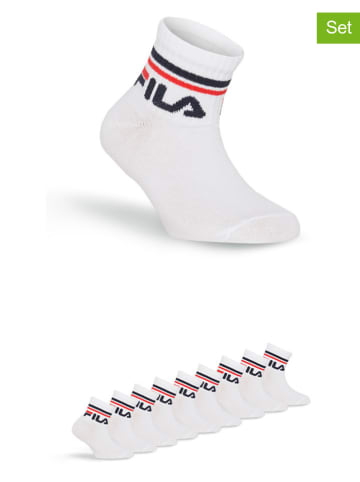Fila 9er-Set Socken in Weiß
