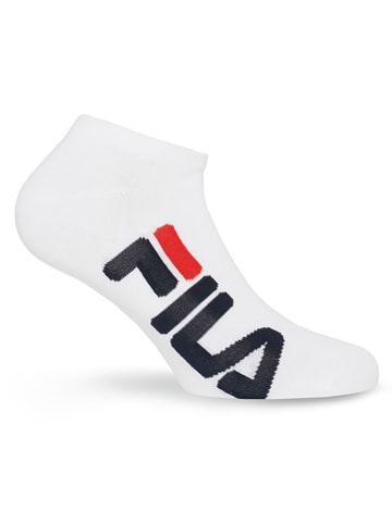 Fila 6er-Set Sneaker-Socken in Weiß