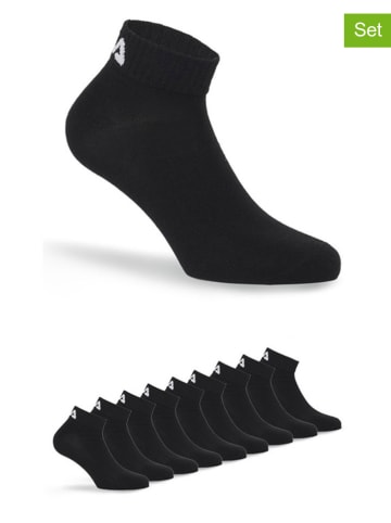 Fila 9er-Set Socken in Schwarz