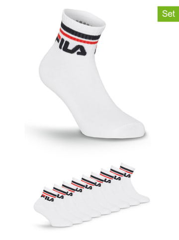 Fila 9er-Set Socken in Weiß