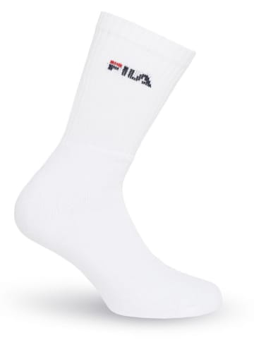 Fila 6er-Set Tennissocken in Weiß