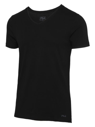 Fila 2er-Set Shirts in Schwarz