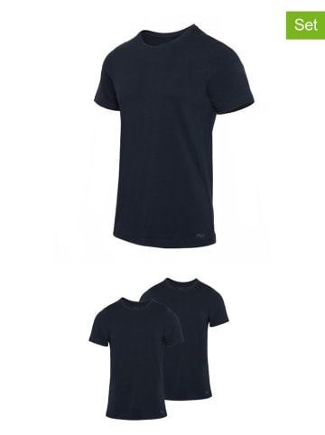 Fila 2er-Set Shirts in Dunkelblau